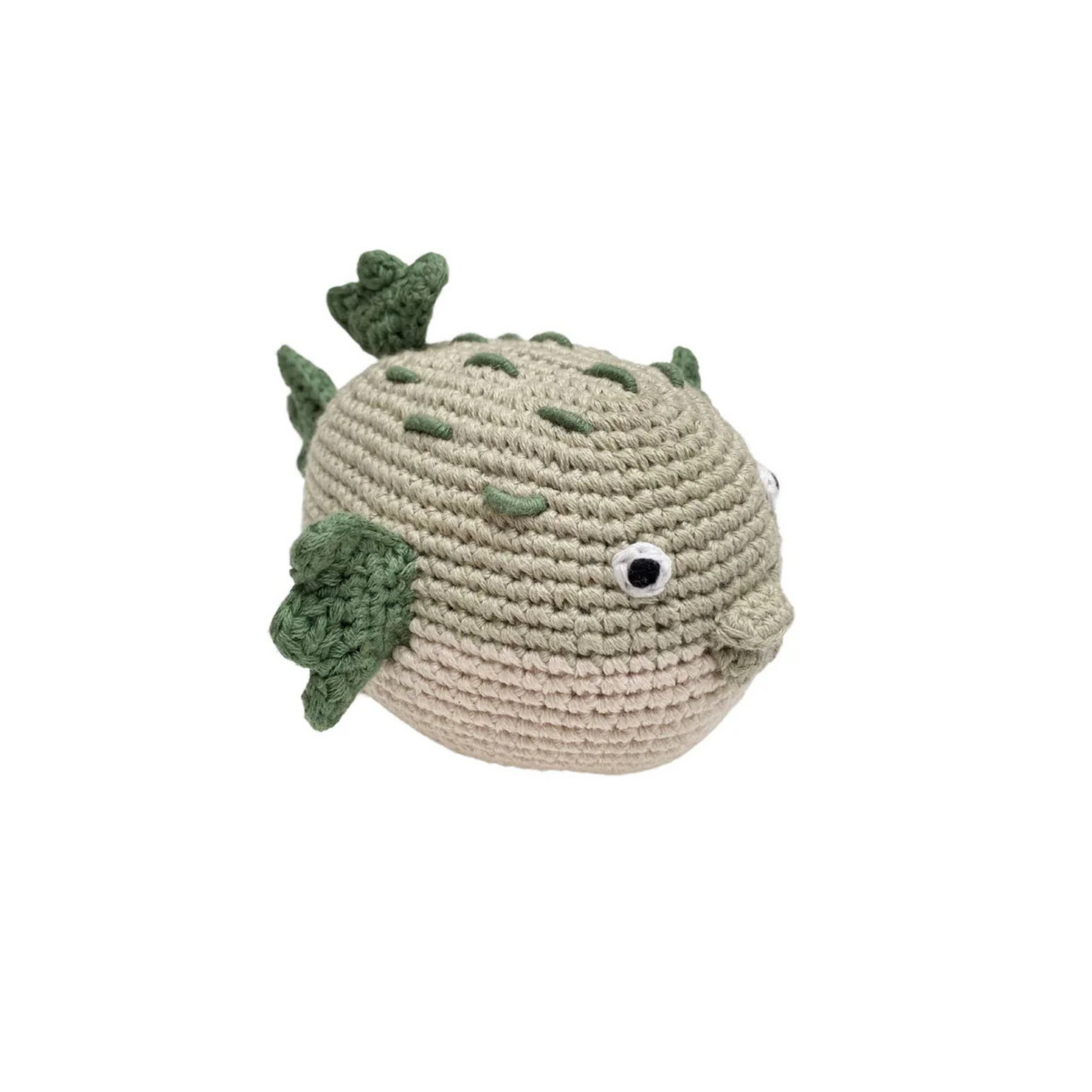 Puffer Fish Rattle Baby Toy