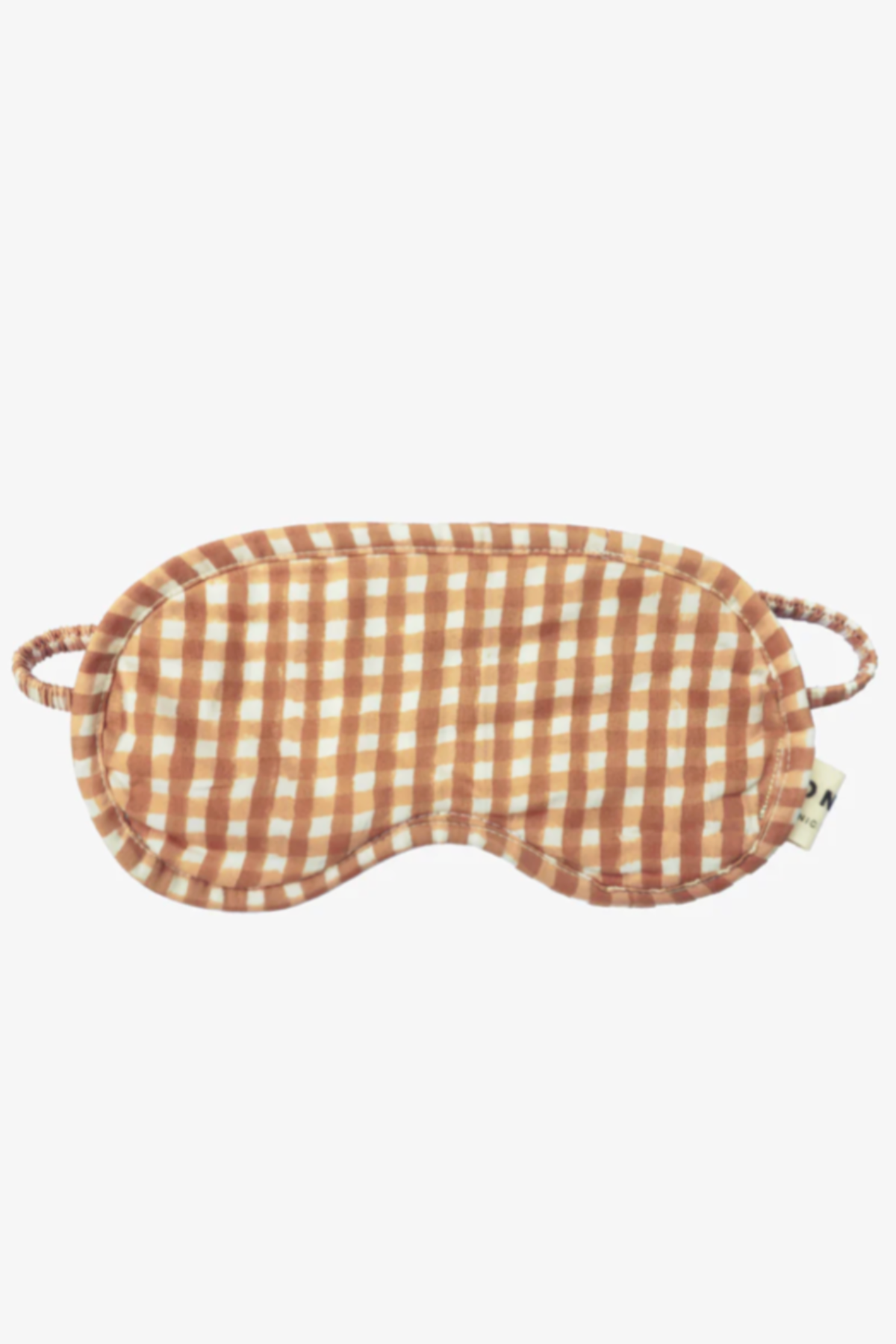 Eye Mask - Toffee Check