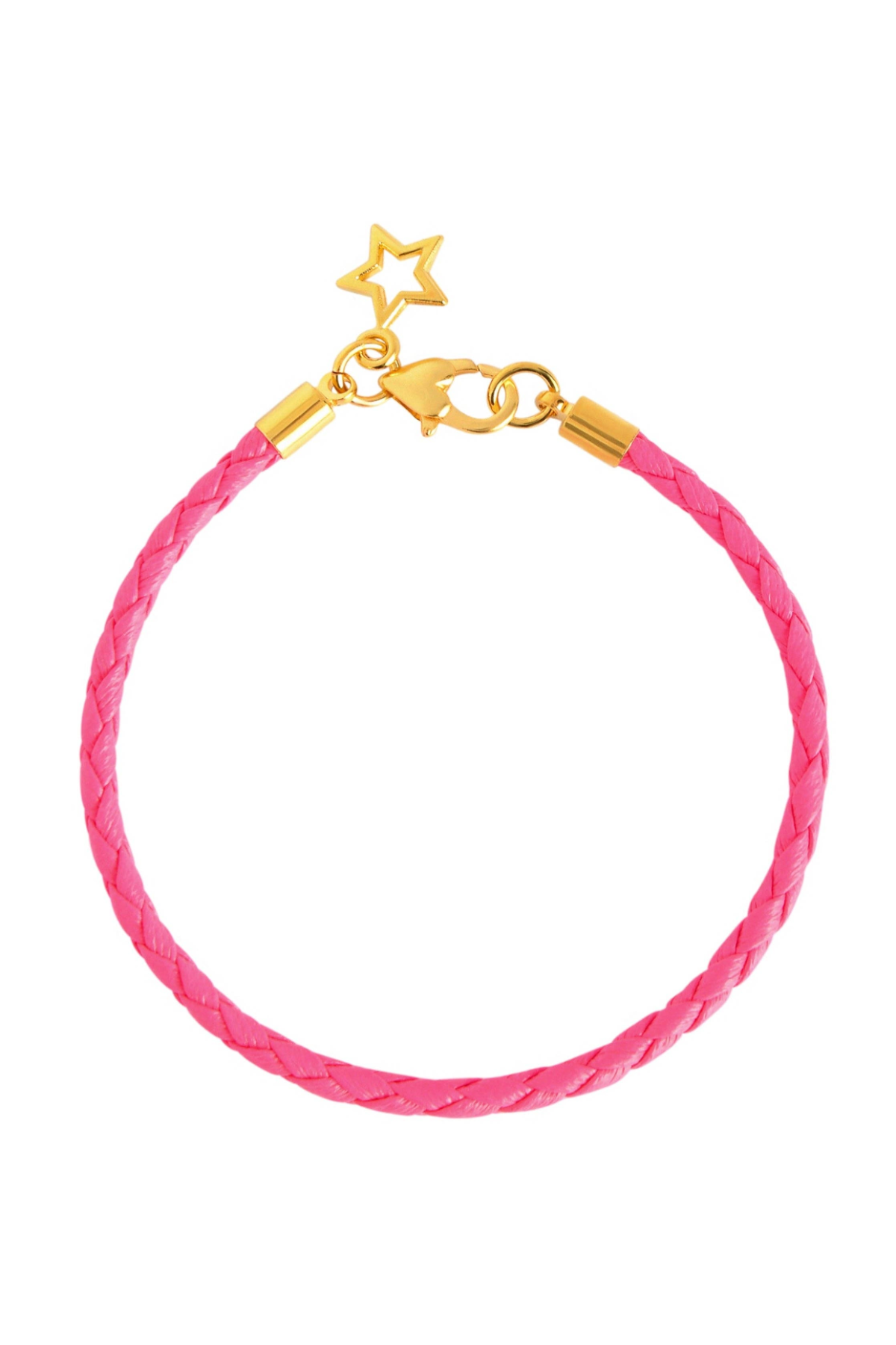 Plaited Bracelet - Pink