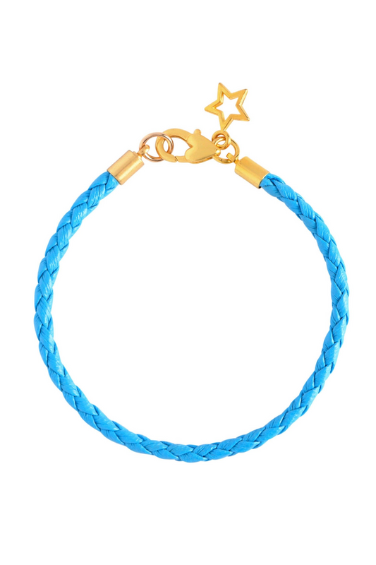 Plaited Bracelet - Blue