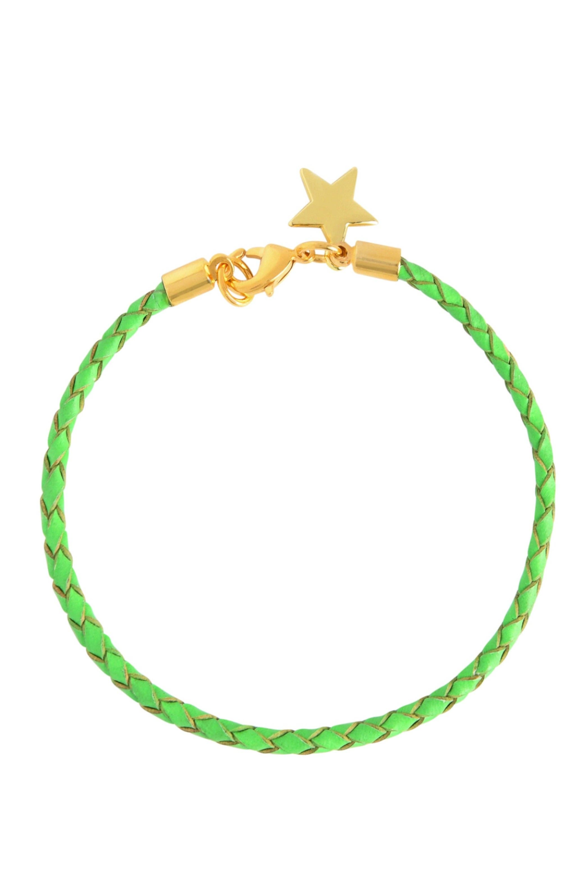 Plaited Bracelet - Green