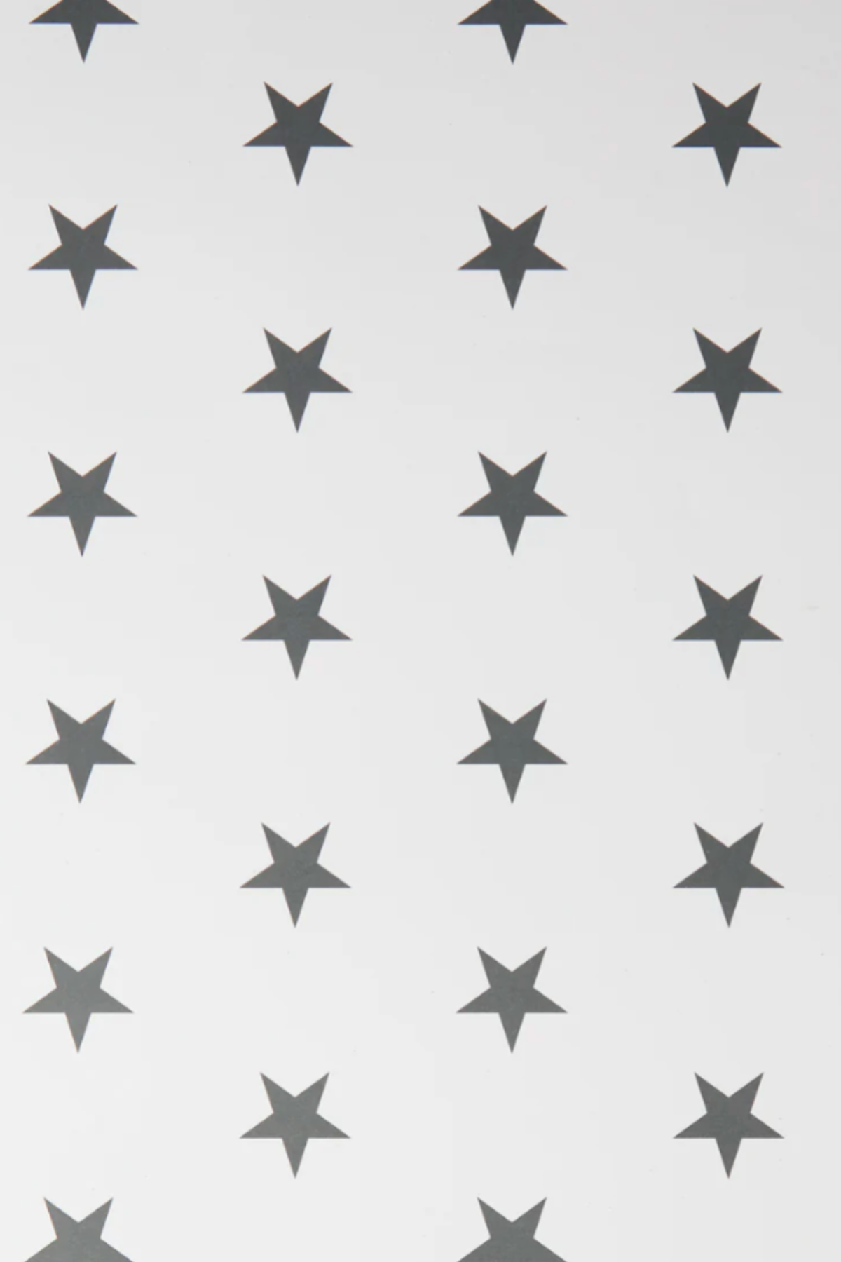 White Large Star Wrapping Paper