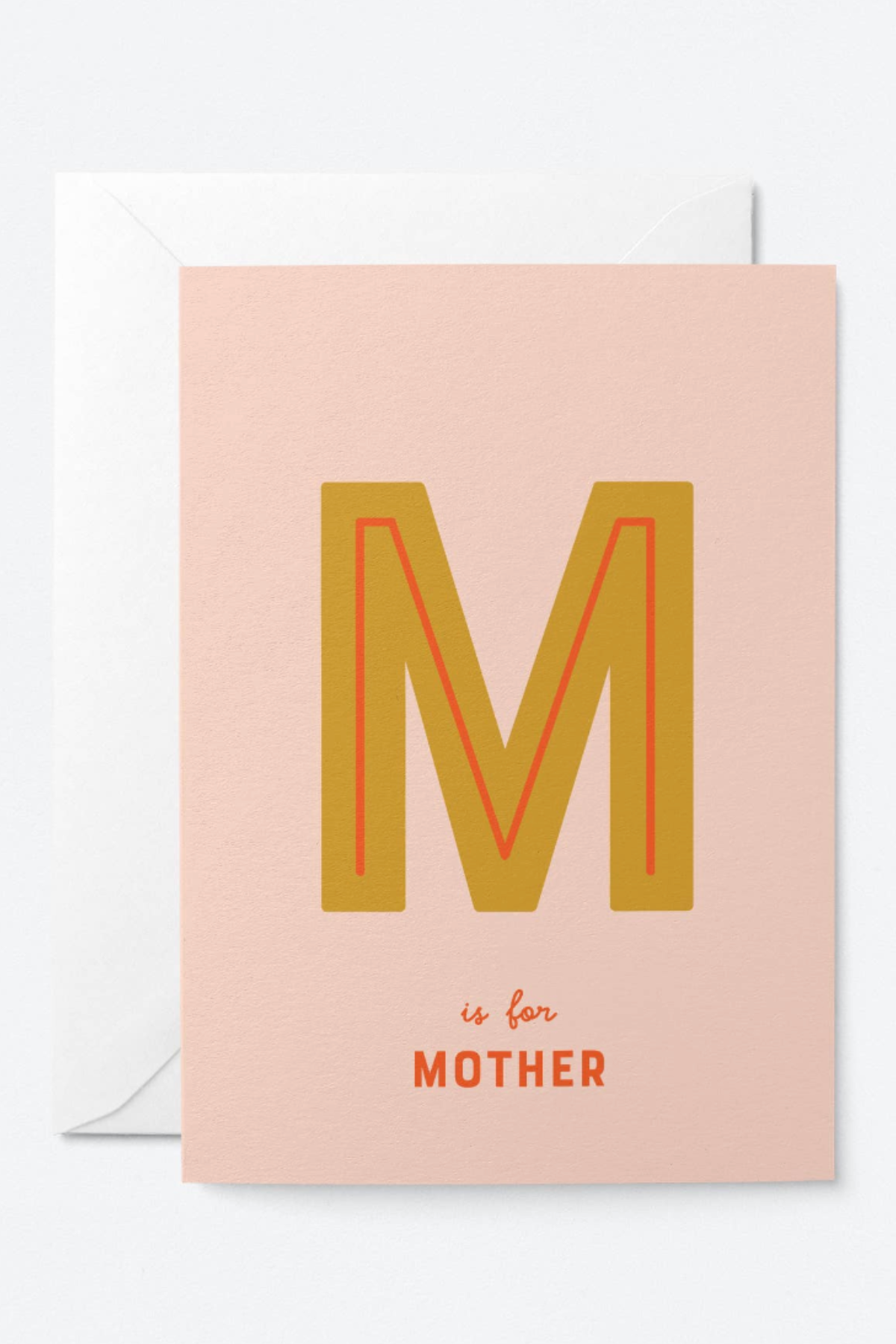 Mother - Alphabet Greeting card - Mother's Day