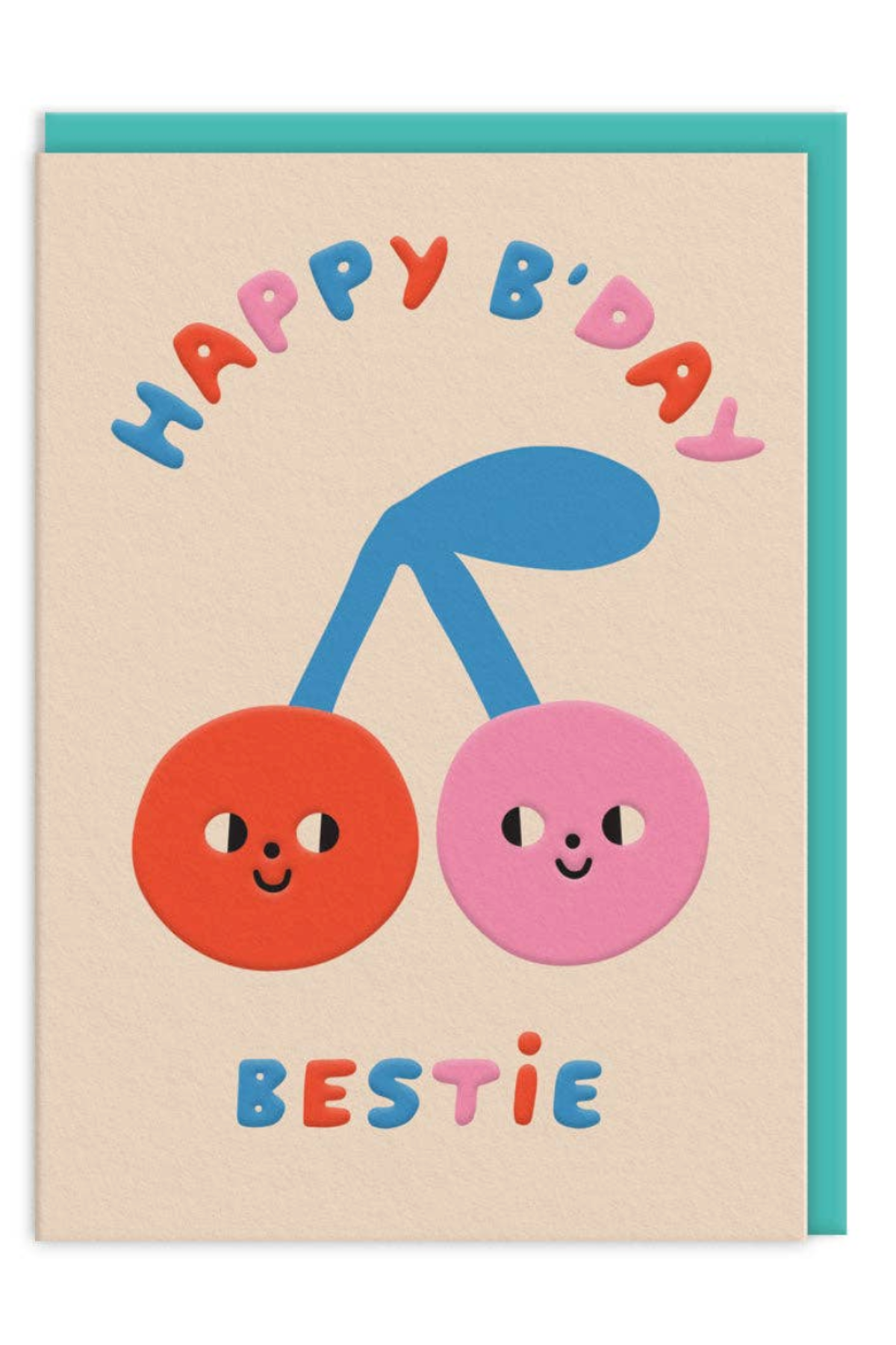 Cherries Bestie Happy Birthday Card