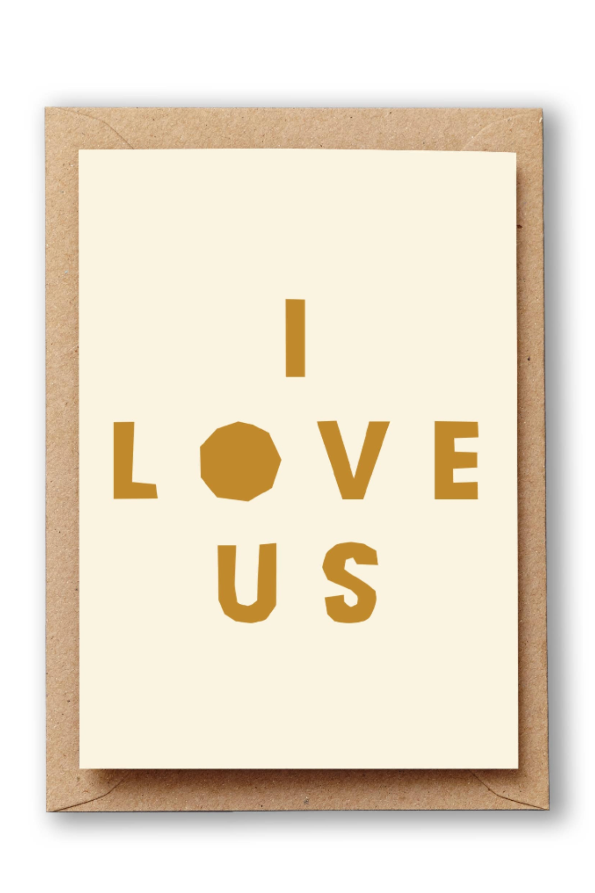 I Love Us Card