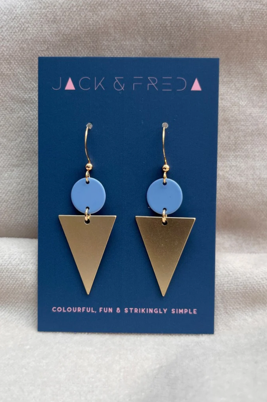 Lola Triangle Earrings Gold