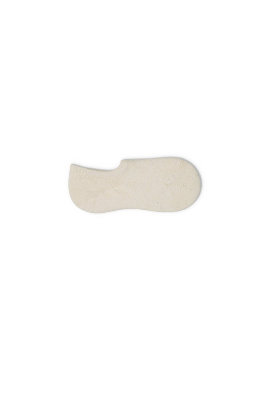 Cosy Cashmere No Show Sock - Ivory