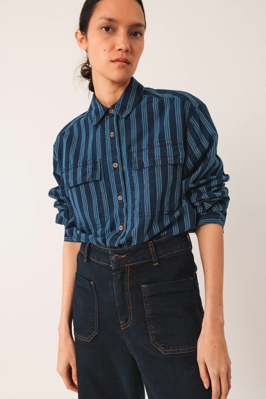 Striped Cotton Shirt 
