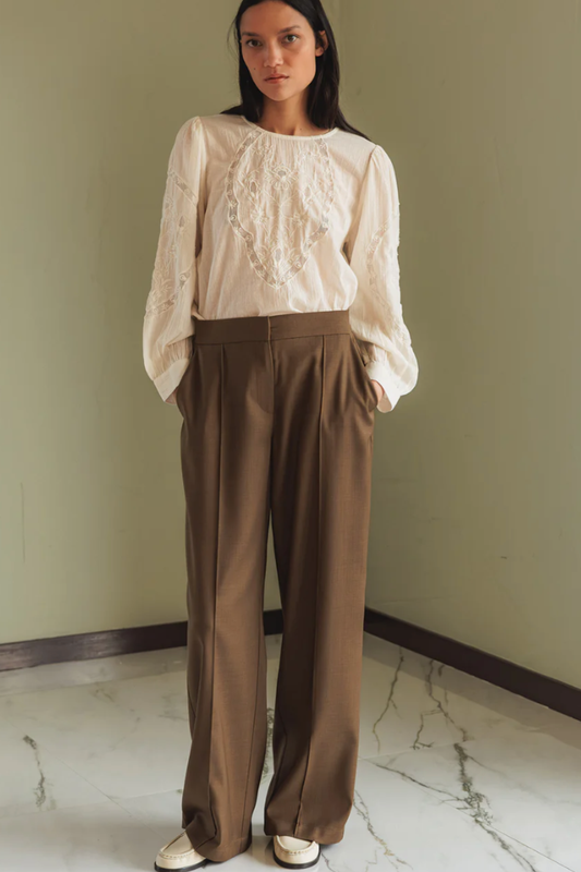 Romantic White Blouse