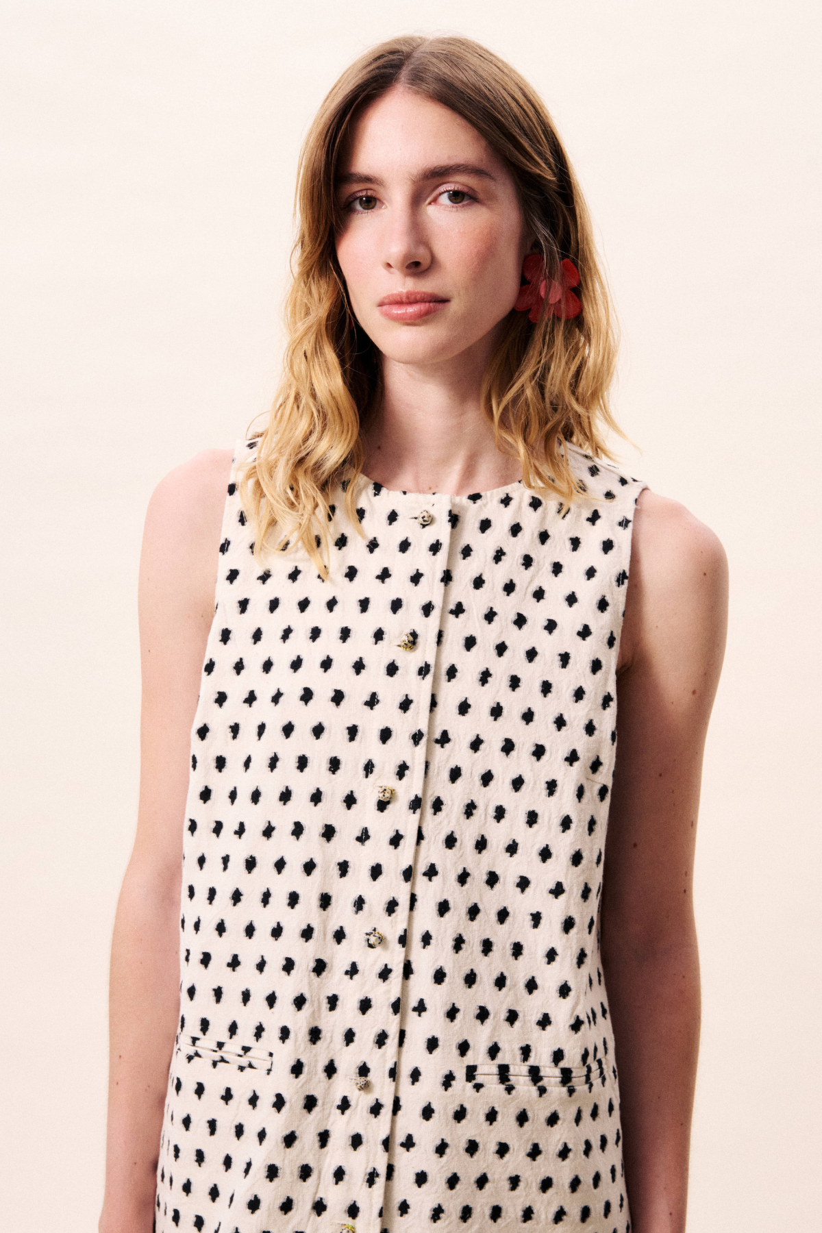 Polka Dot Shift Dress