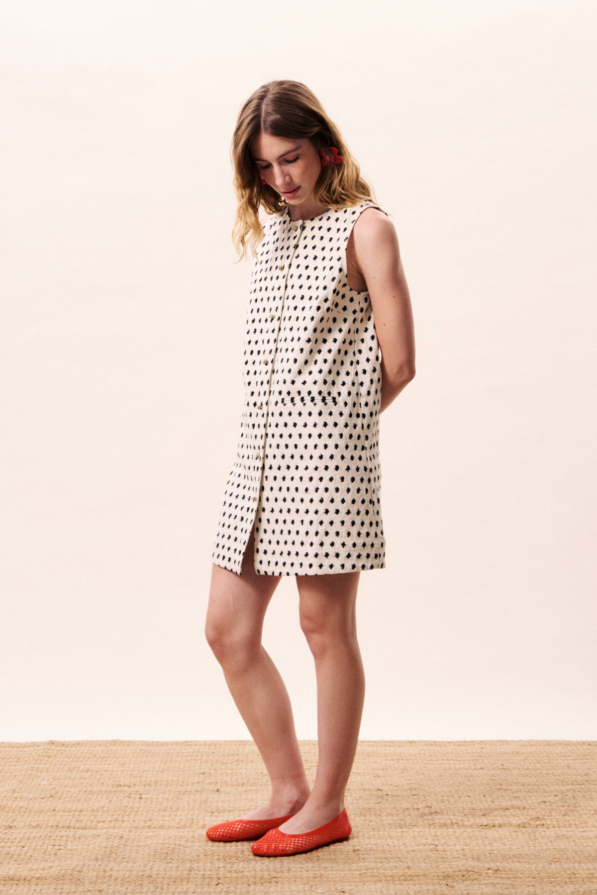 Polka Dot Shift Dress