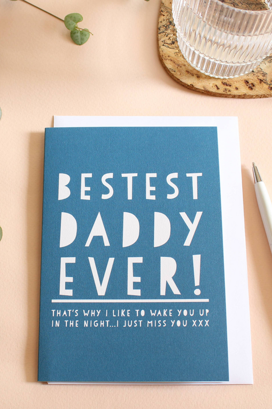 Bestest Daddy Card