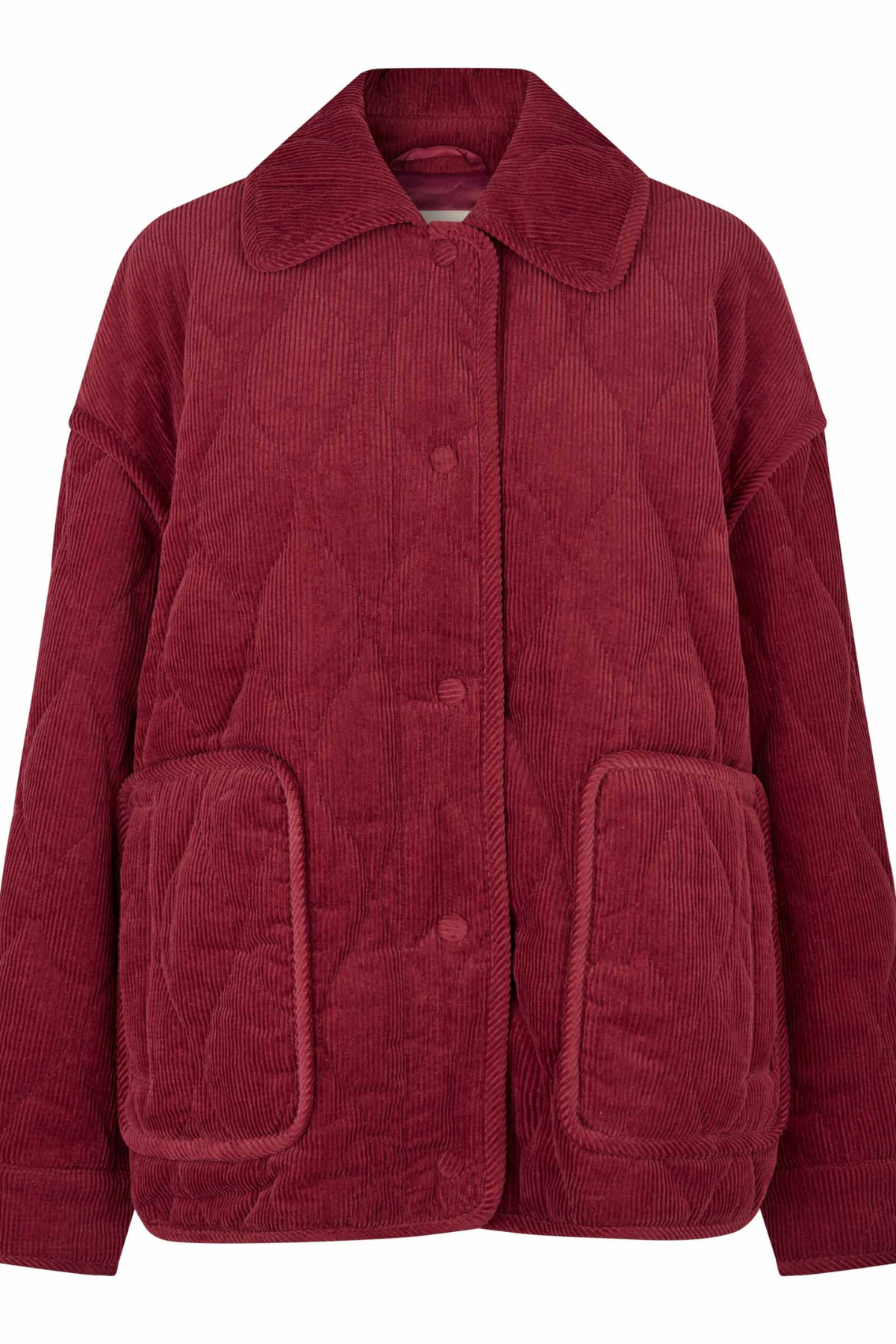 MaTalyra  Quilted Jacket - Tibetan Red