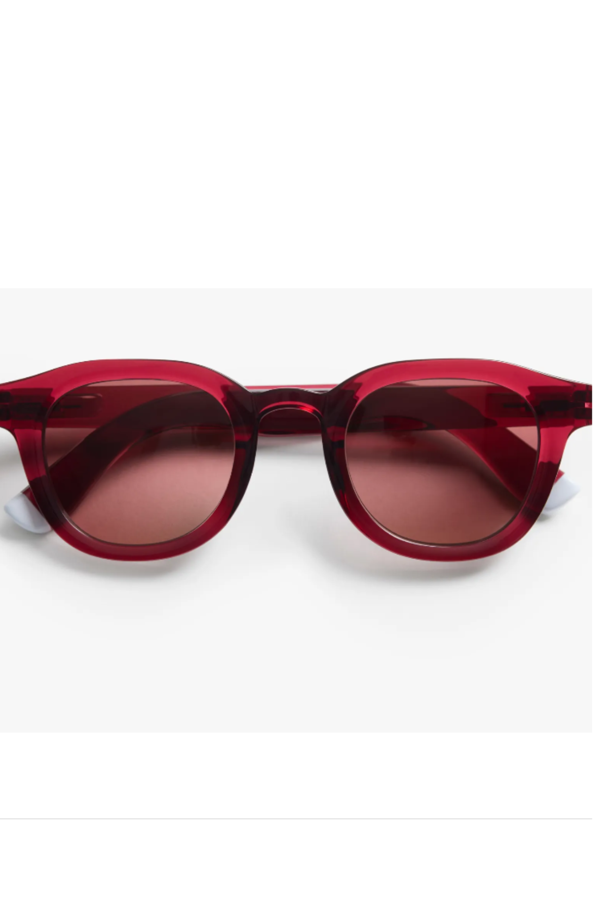 Andy Glossy Cherry Lacquer Sunglasses