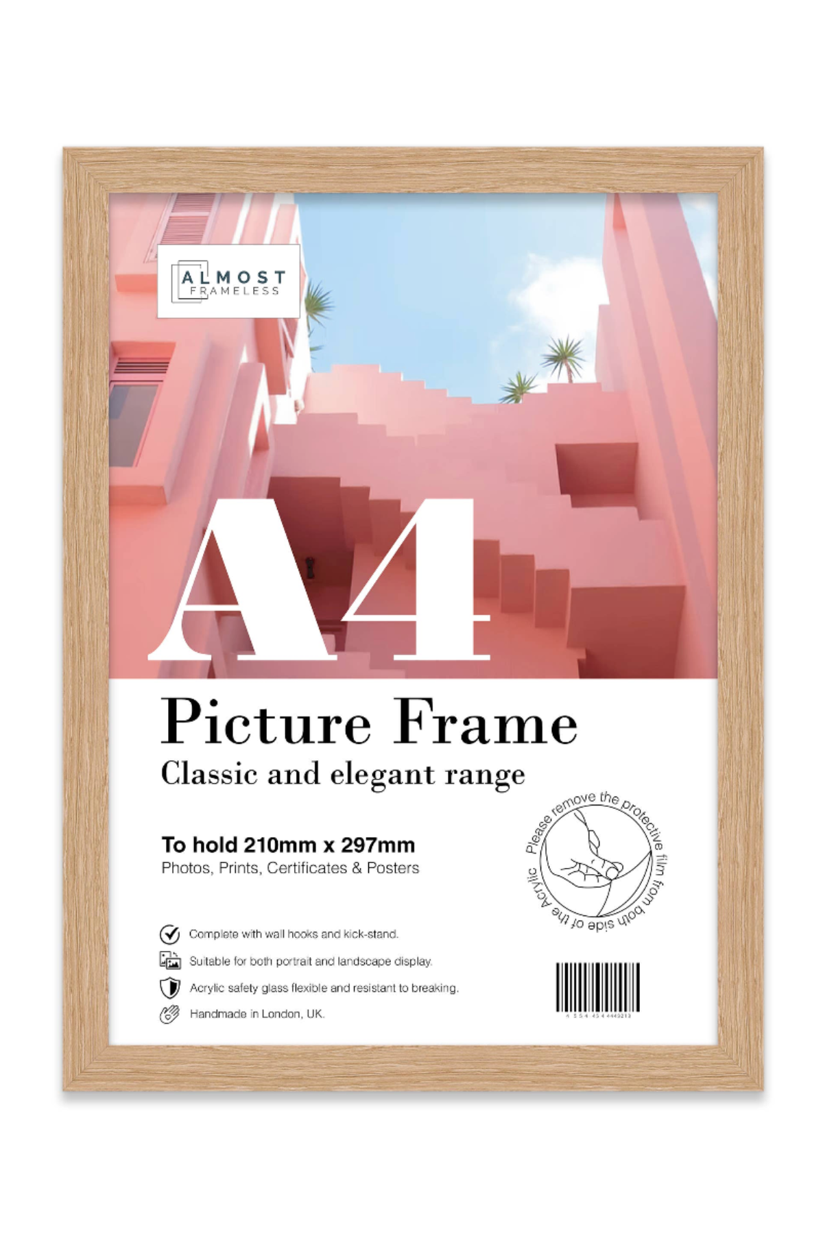 Oak A4 Picture Frame