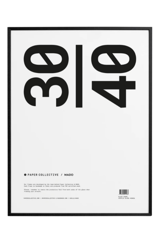 Frame - Black Timber - 30x40cm