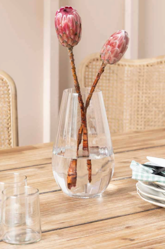 Marshfield Rounded Vase Tall - Clear