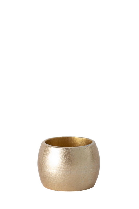 Metallic Napkin Ring Holder - Gold