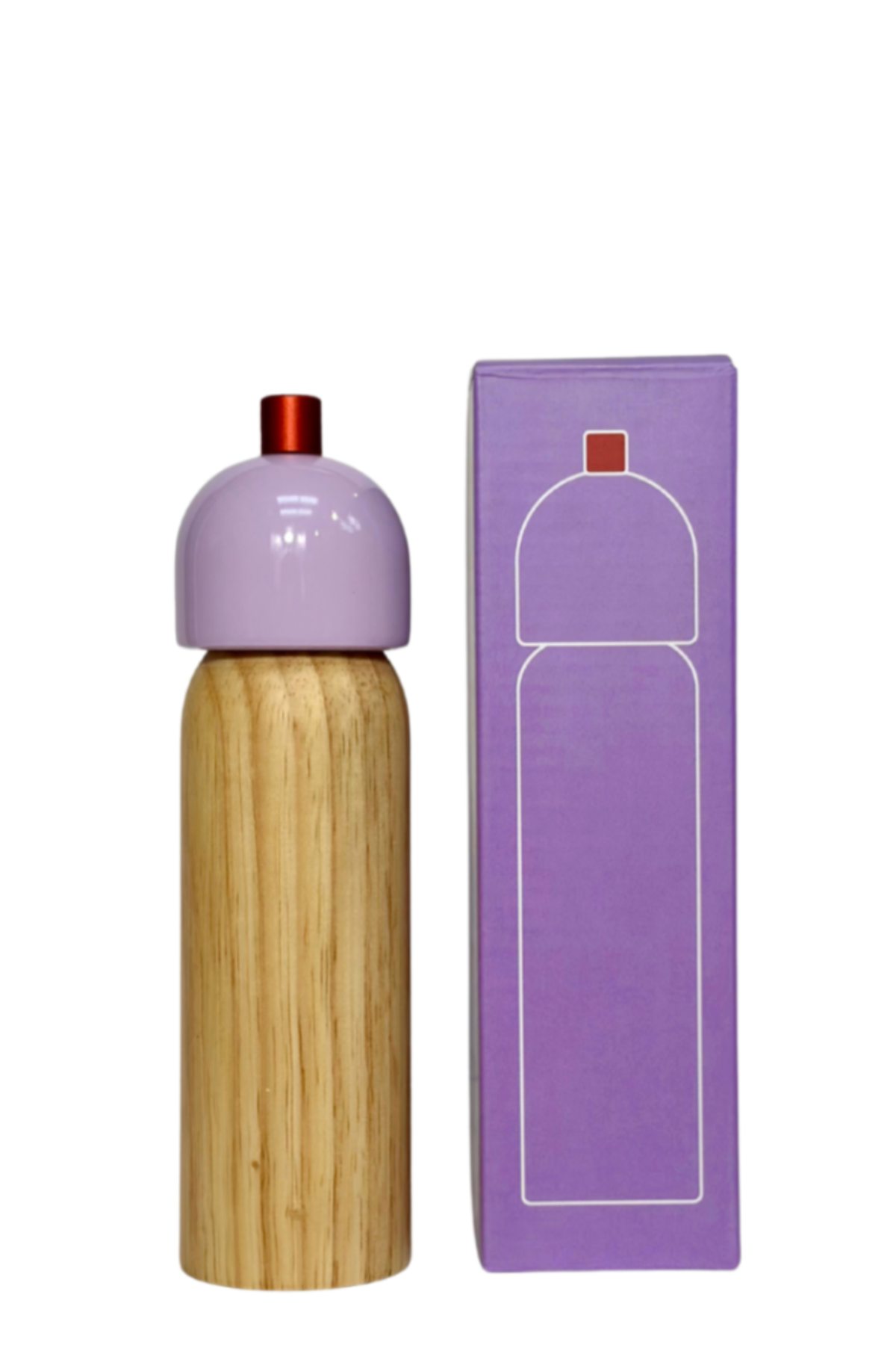 Salt & Pepper Grinder - Lilac & Red
