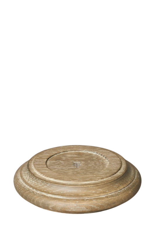 Small Oak Candle Plinth
