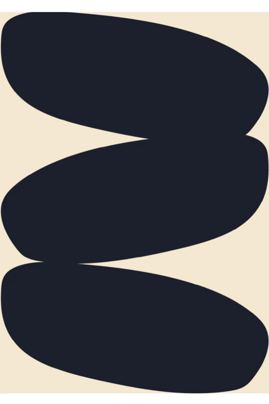 Solid Shapes 01 By Nina Bruun | Art Print