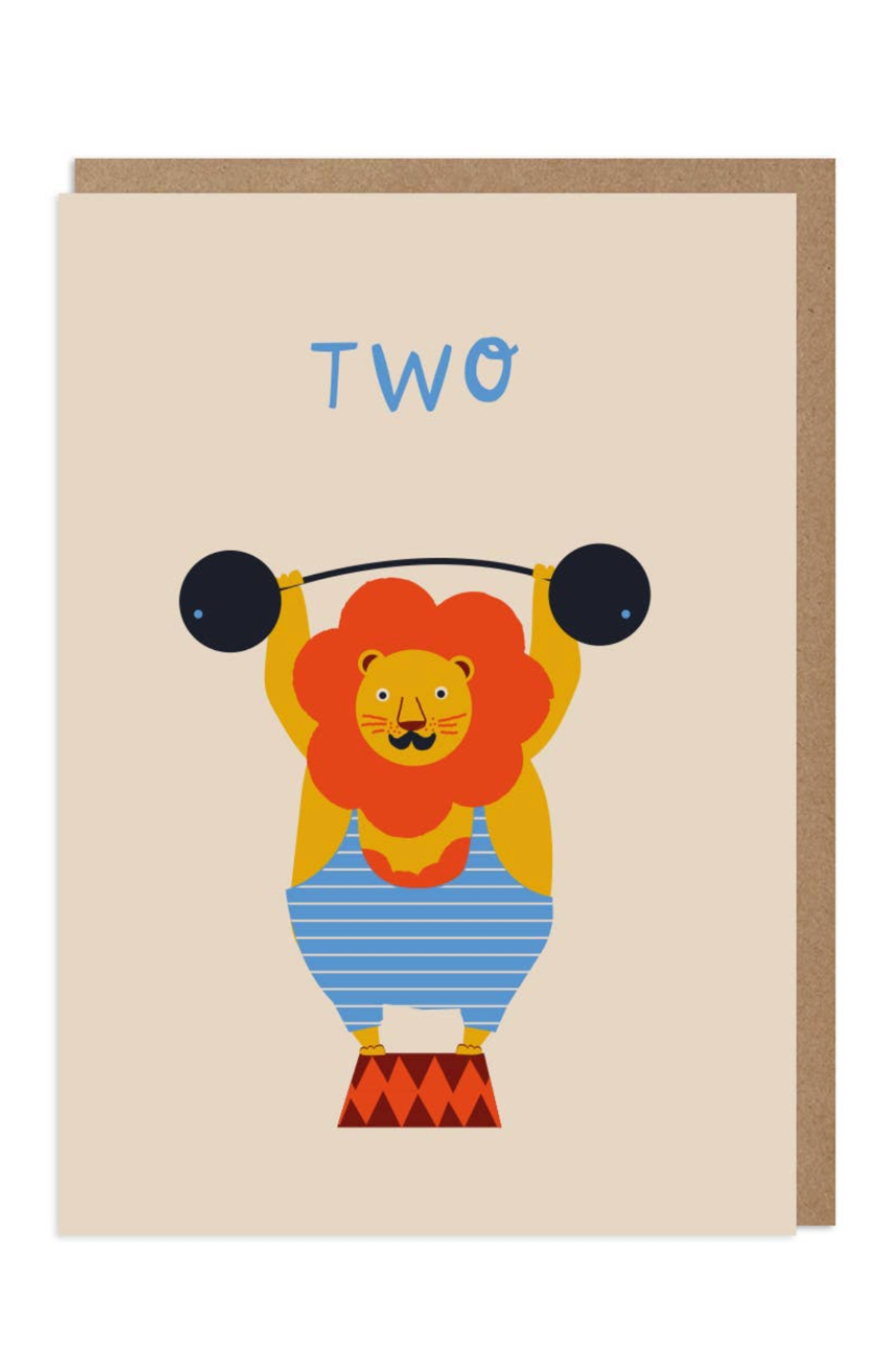 2 Year Old - Lion Birthday Card