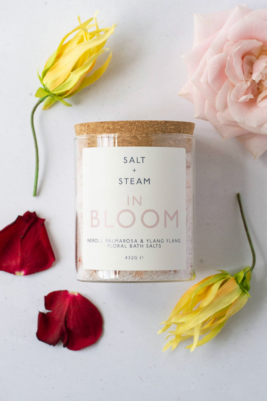 In Bloom - Rose, Neroli & Palmarosa Bath Salts 80g & 432g
