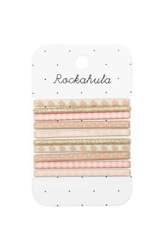 Bunny Gingham Elastic Pony Pack