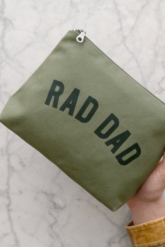 Rad Dad - Olive Wash Bag