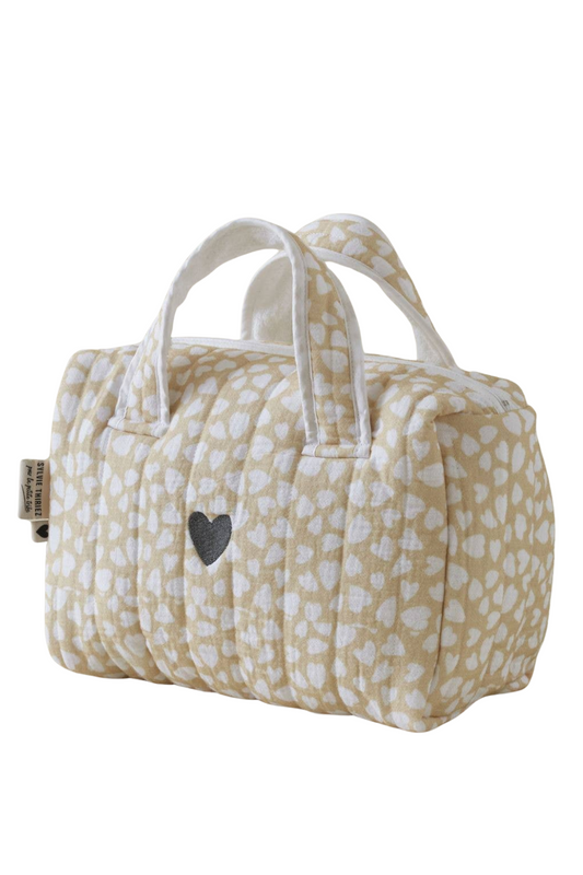 Little Heart Baby Nappy Bag/ Children's Toiletry Bag