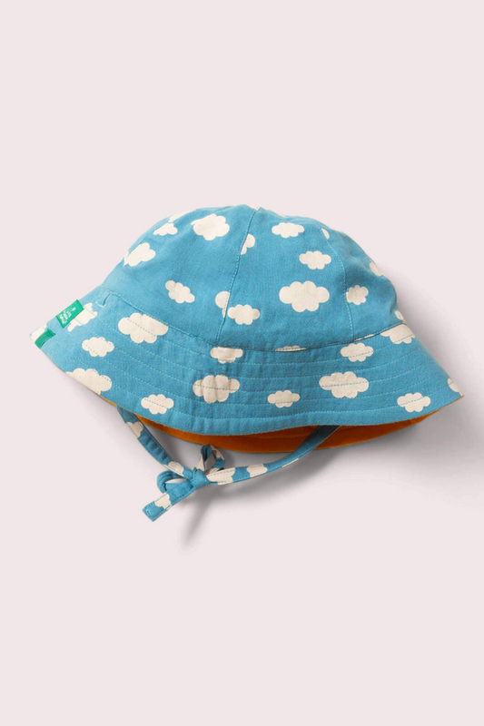 Blue Clouds Reversible Sunhat