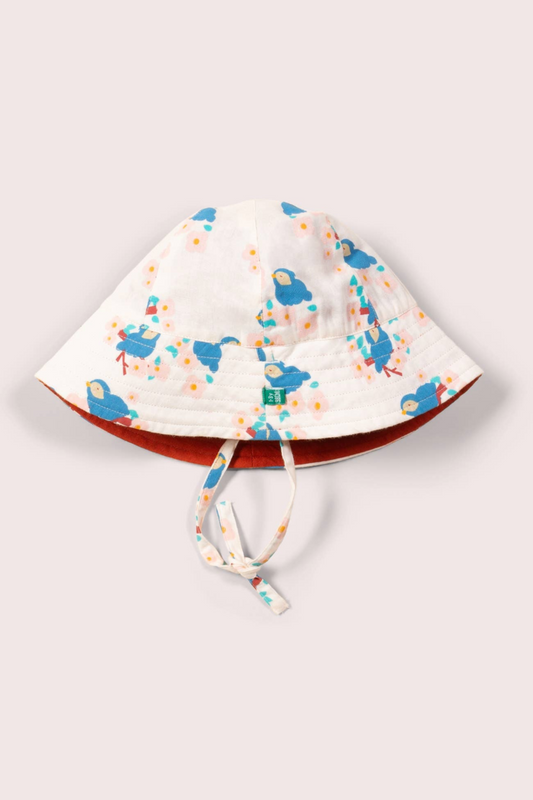Bluebirds Reversible Sunhat