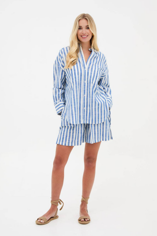 Tora Blue & White Shirt