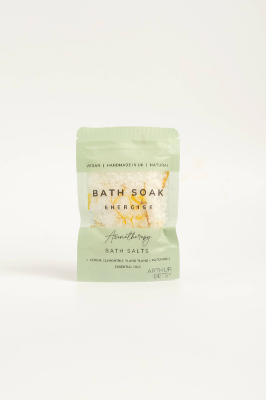 Aromatherapy Bath Soak Individual Pouch - Energise