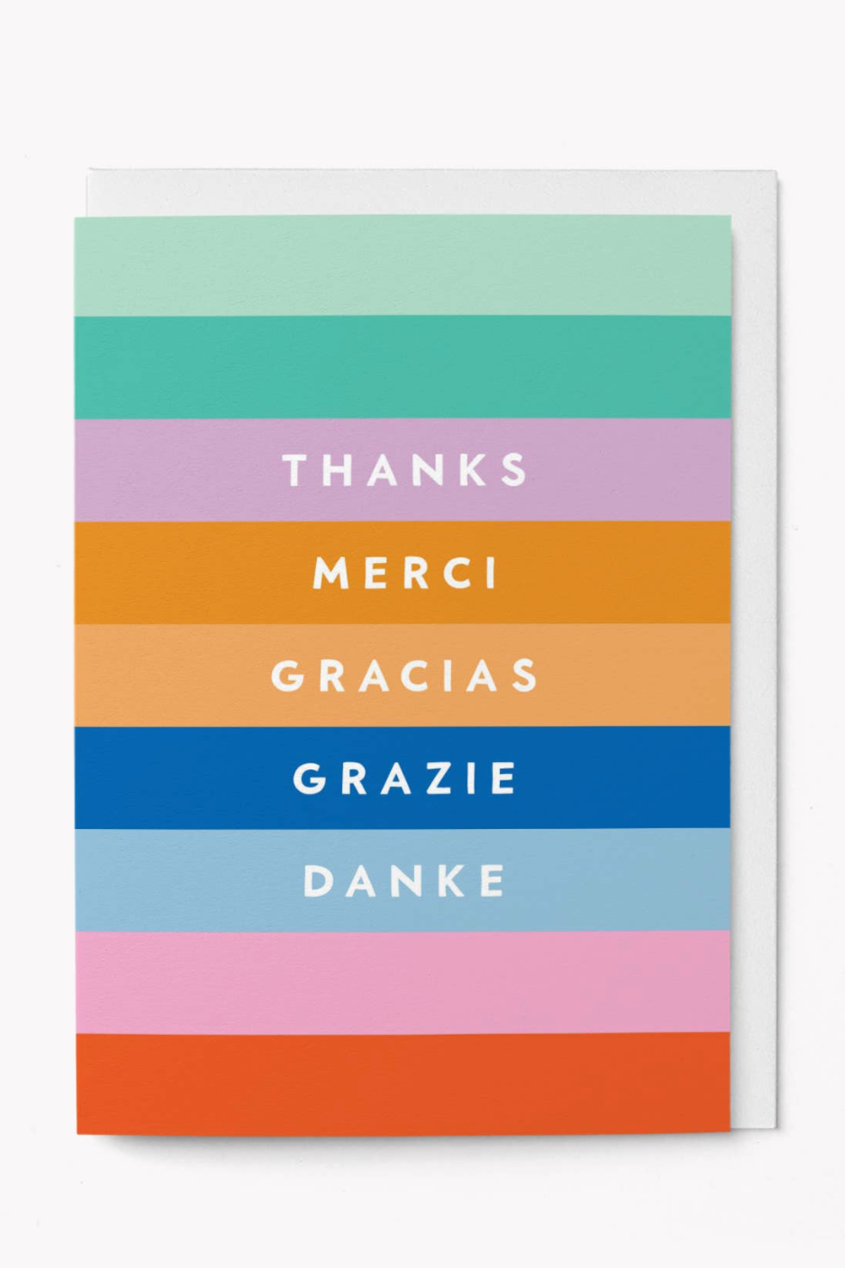 Thanks, Merci, Gracias, Grazie, Danke Card