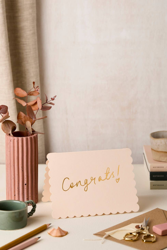 Scallop 'Congratulations' Card