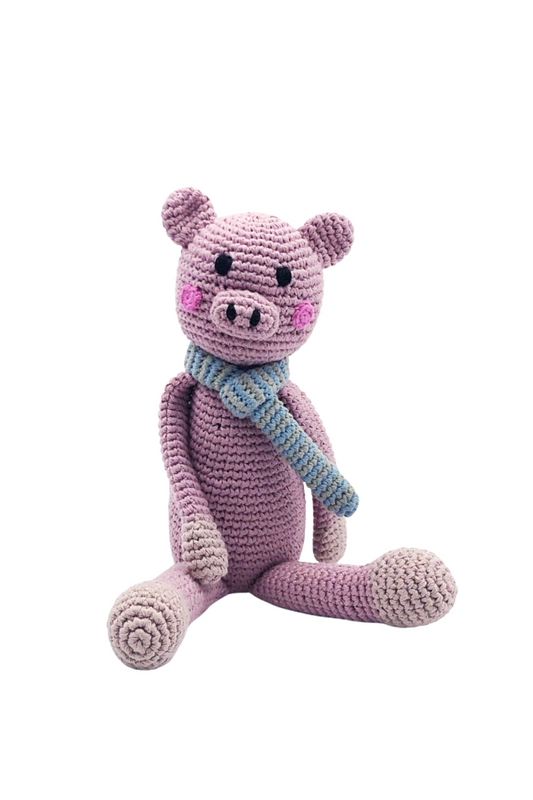 Crochet Pig Rattle