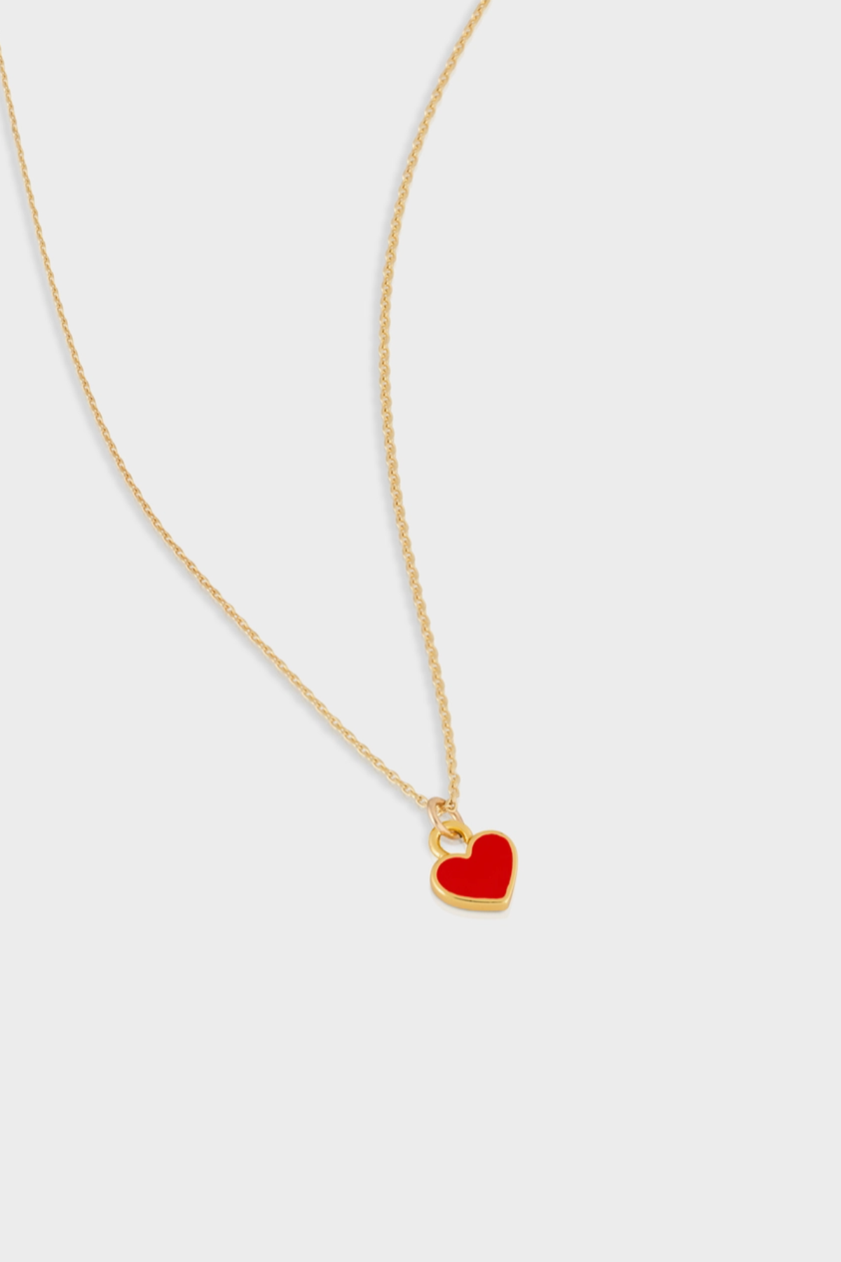Ruby Heart Necklace