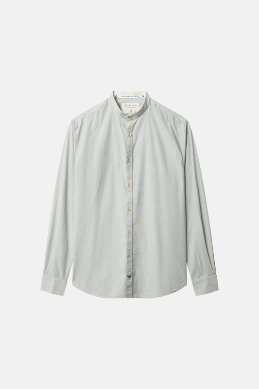 High Neck Shirt - Pistachio