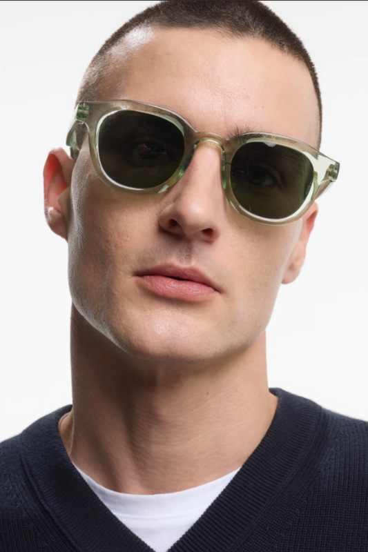 Andy Glossy Pistachio Sunglasses