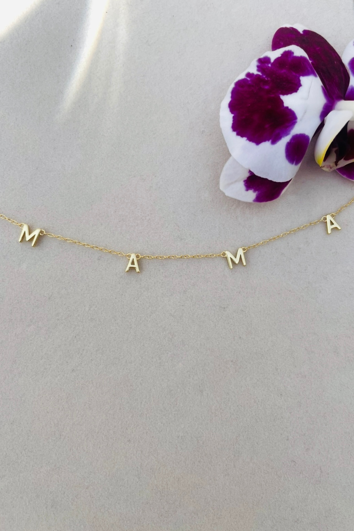 Sterling Silver 'MAMA' necklace