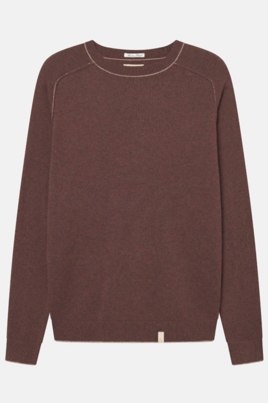 Merino Blend Knit Sweater - Lumber