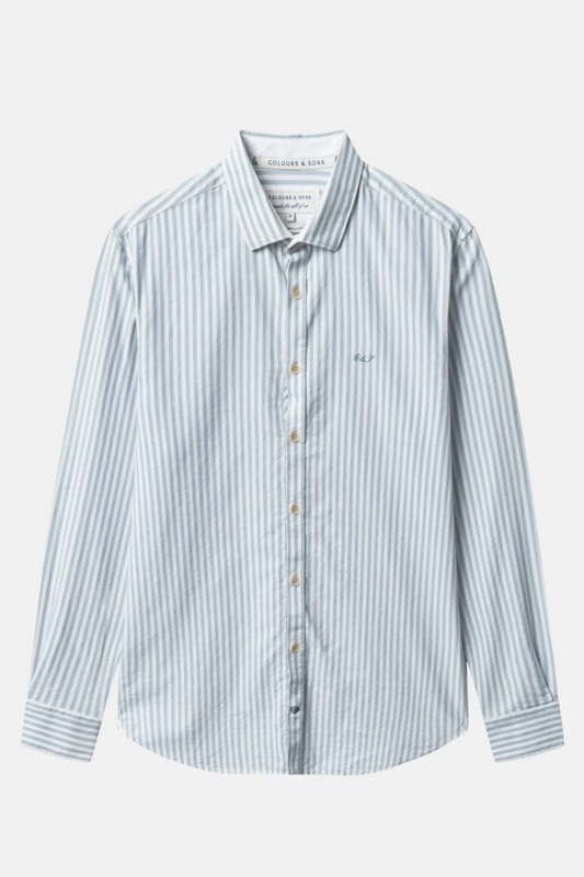 Oxford Stripes shirt - Kimono Stripes