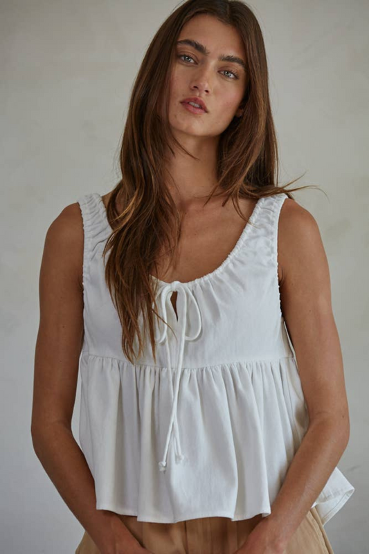 Cotton Babydoll Tank Top