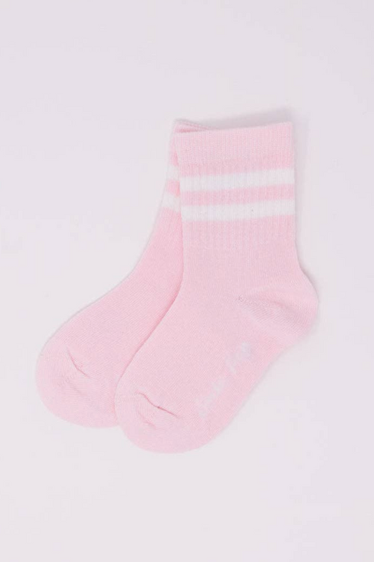 Kids Vintage Sporty Socks - Marshmallow