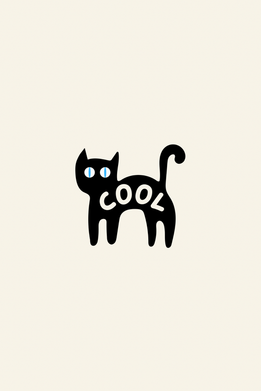 'Cool Cat' Print