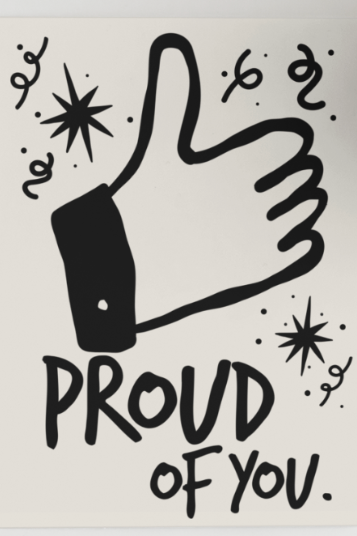 'Proud of You' Card