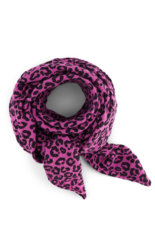 BIANCA Leopard Baby Swaddle - Pink