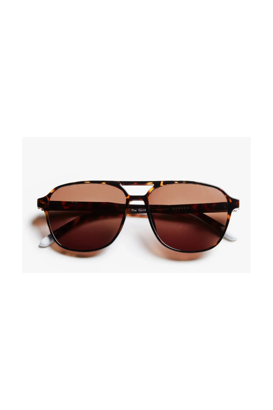 Brad Glossy Tortoiseshell Sunglasses