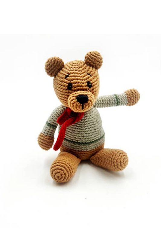 Teddy Bear Rattle Baby Toy